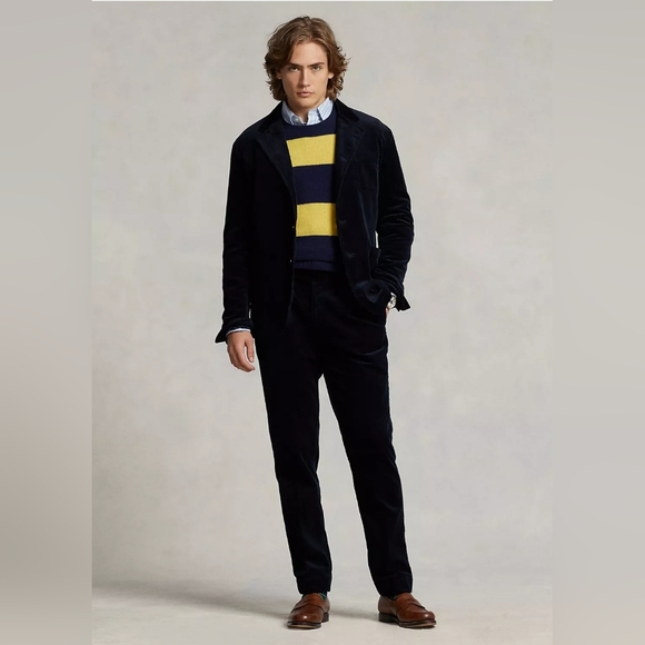 New Polo Ralph Lauren Men Corduroy Suit Trouser